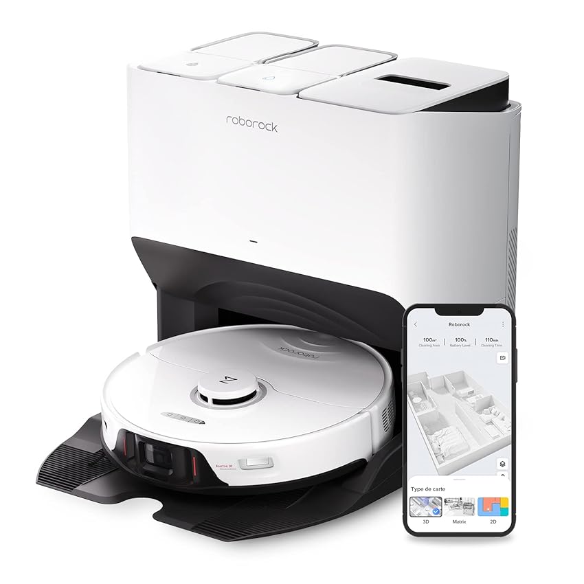 Immagine del prodotto roborock S8 Pro Ultra Robot Aspirapolvere Lavapavimenti, Svuotamento/Lavaggio/Asciugatura/Pulizia Della Stazione/Rabbocco Automatico, Reattivo 3D, 6000Pa