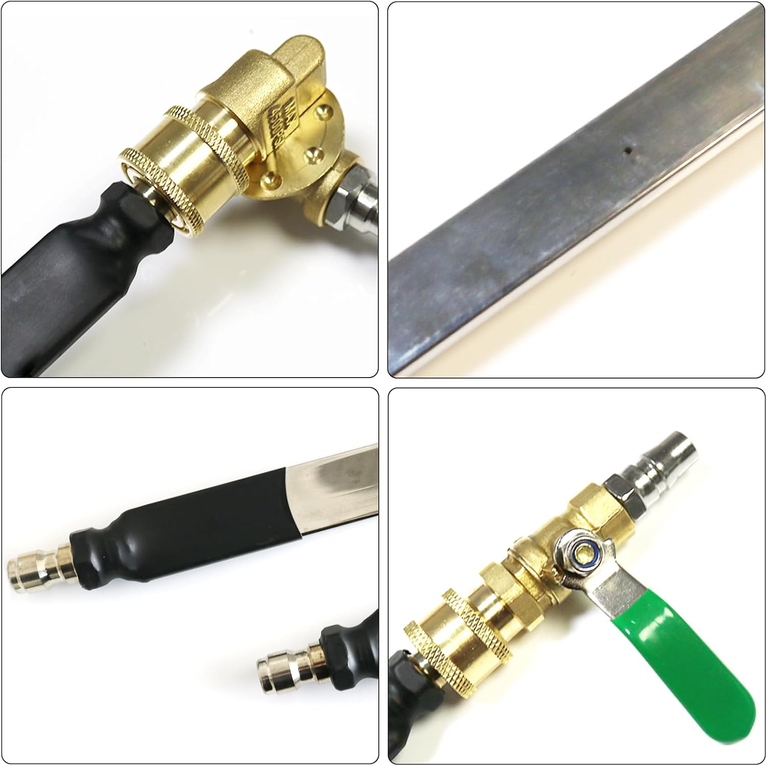 47.2In & 24In Radiator Cleaning Wand |Pressure Washer Wand for Car Radiator Cleaner Tools|Radiator Water Air Cleaning Wands|Dual-Use Radiator Cleaner Wands for Pressure Washer Adapter Home Car Truck