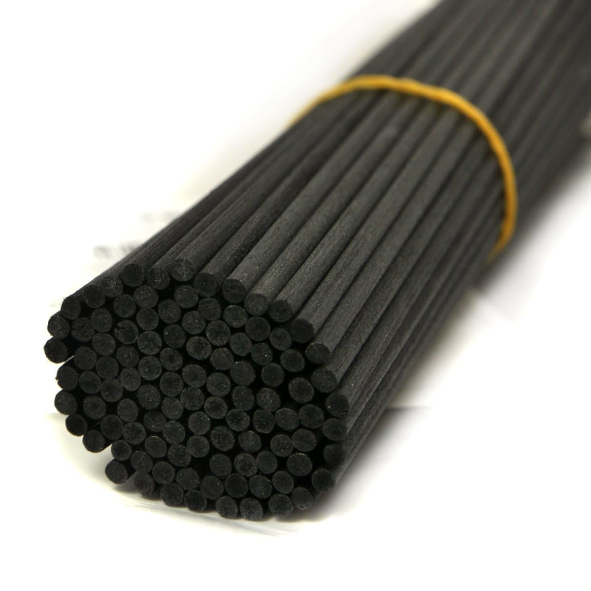 Lxeqiony 100 Pieces Fiber Reed Diffuser Replacement Refill Sticks (12" x 3mm, Black)
