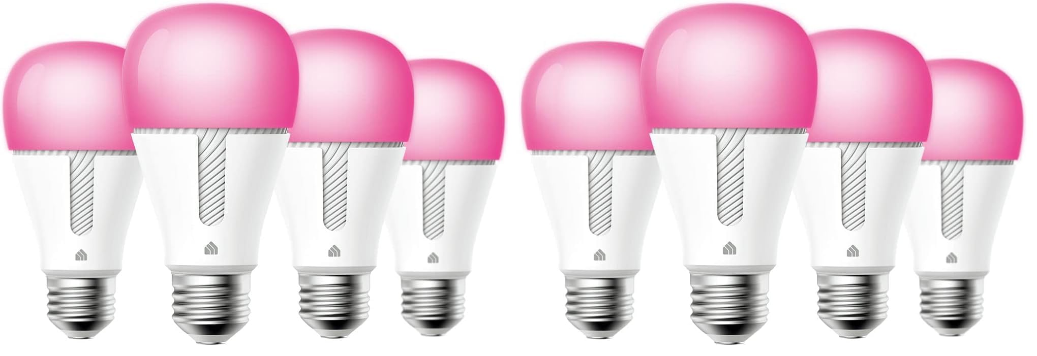 Kasa Smart Light Bulbs, 1000 Lumens High Brightness, 16M Color Changing, Dimmable Smart WiFi Light Bulb, Compatible with Alexa and Google Home, A19, 2.4GHz Wi-Fi only, No Hub Required, KL135(8-Pack)