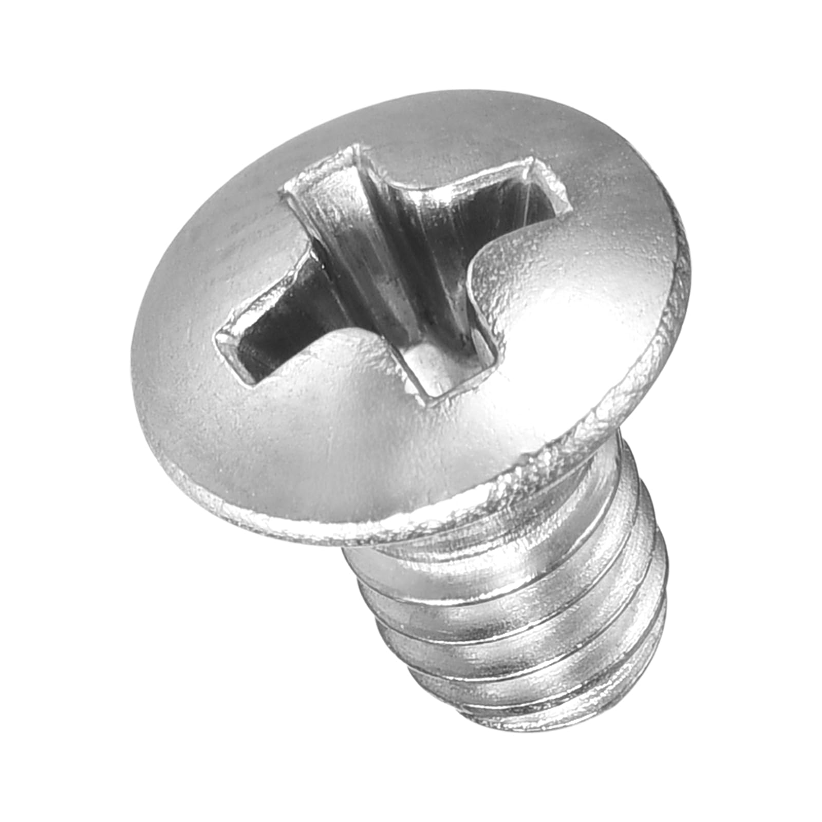 METALLIXITY Phillips Cross Recessed Countersunk Head Screws Bolts (#8-32x1/4") 100Pcs