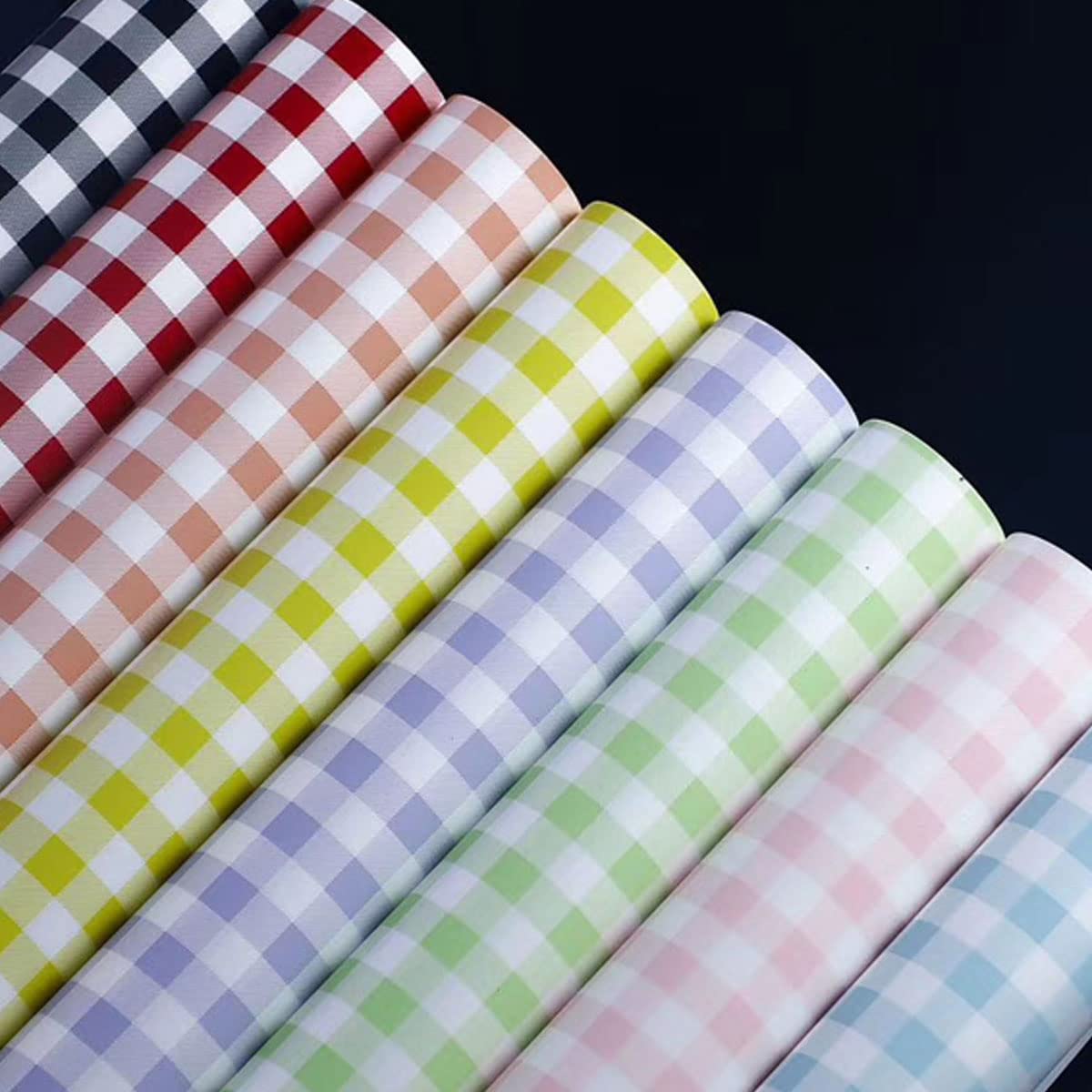 Papier kwiatowy na bukiety, papier do pakowania kwiatów Papier do pakowania prezentów na ślub, urodziny, dzień matki, gratulacje, zielony(Size:Cherry Red)