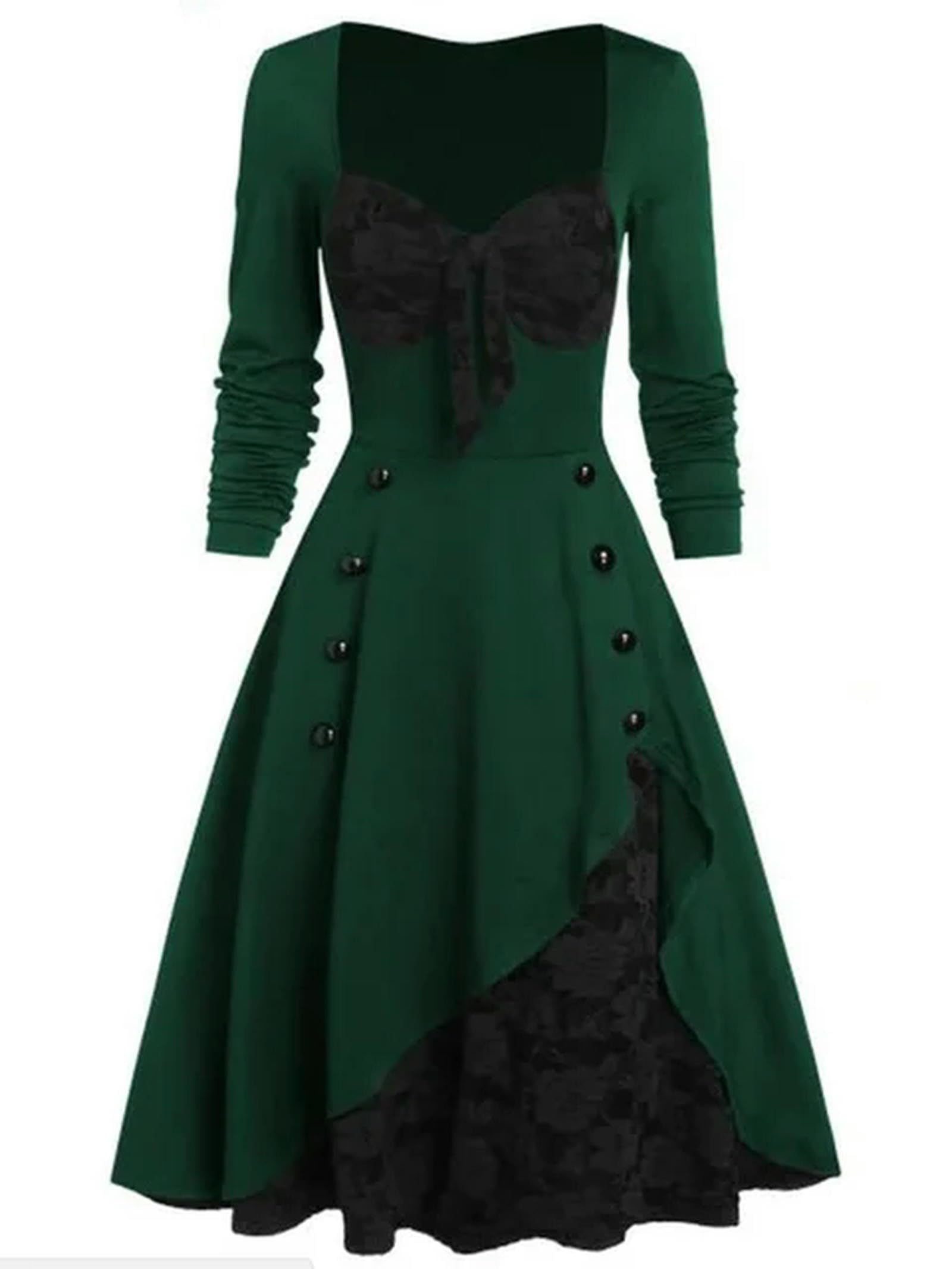 Robe de soirée en dentelle grande taille chic pour femme ronde 2-4XL