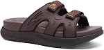 ONCAI Womens Orthotic Sandals Ladies Recovery Walking Slides Arch Support Plantar Fasciitis Comfort Orthopedic Soft Cushion Summer Adjustable Sandalias Size 6-12
