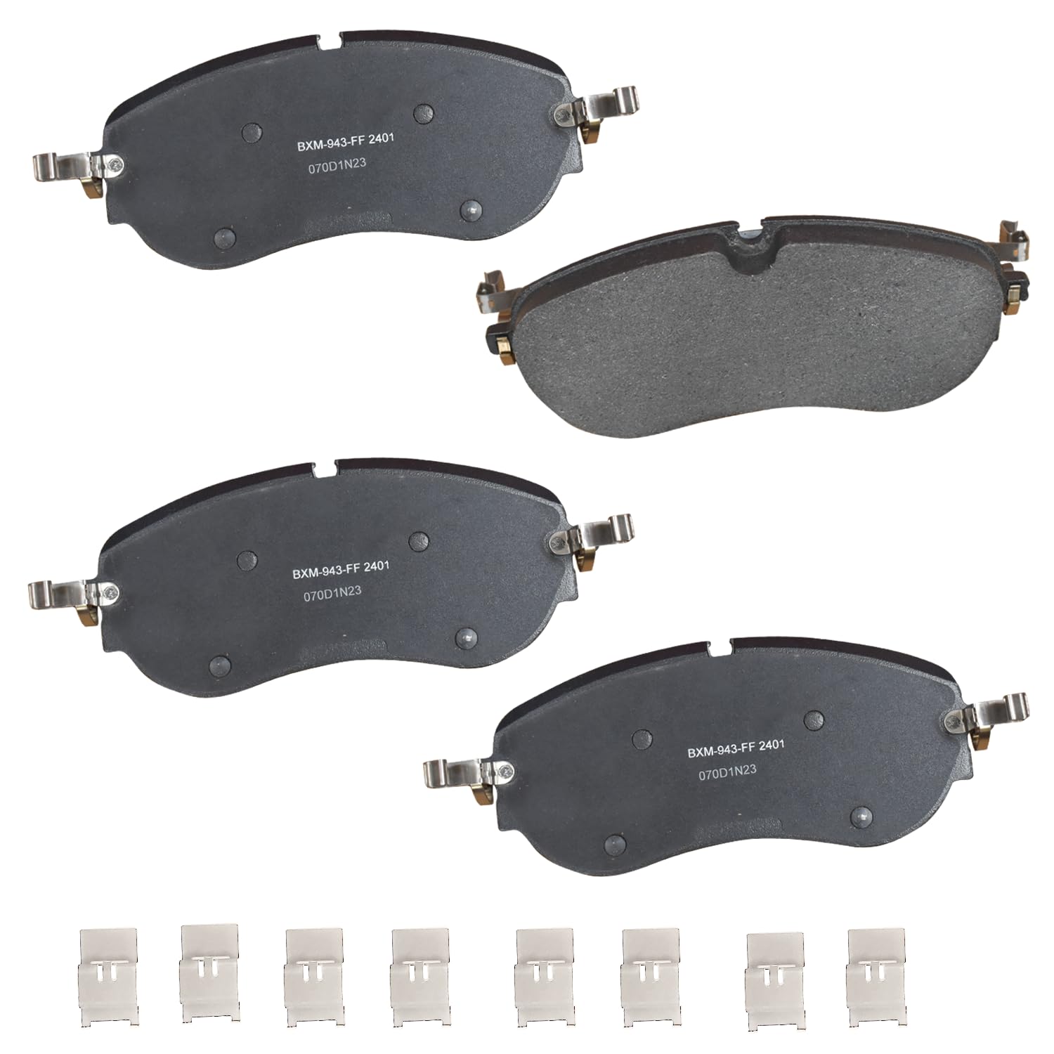 Bendix Premium SBM2401 Semi-Metallic Front Brake Pads for Audi Q4 e-tron 2023-2022, Q4 e-tron Sportback 2023-2022, Volkswagen ID.4 2023-2021