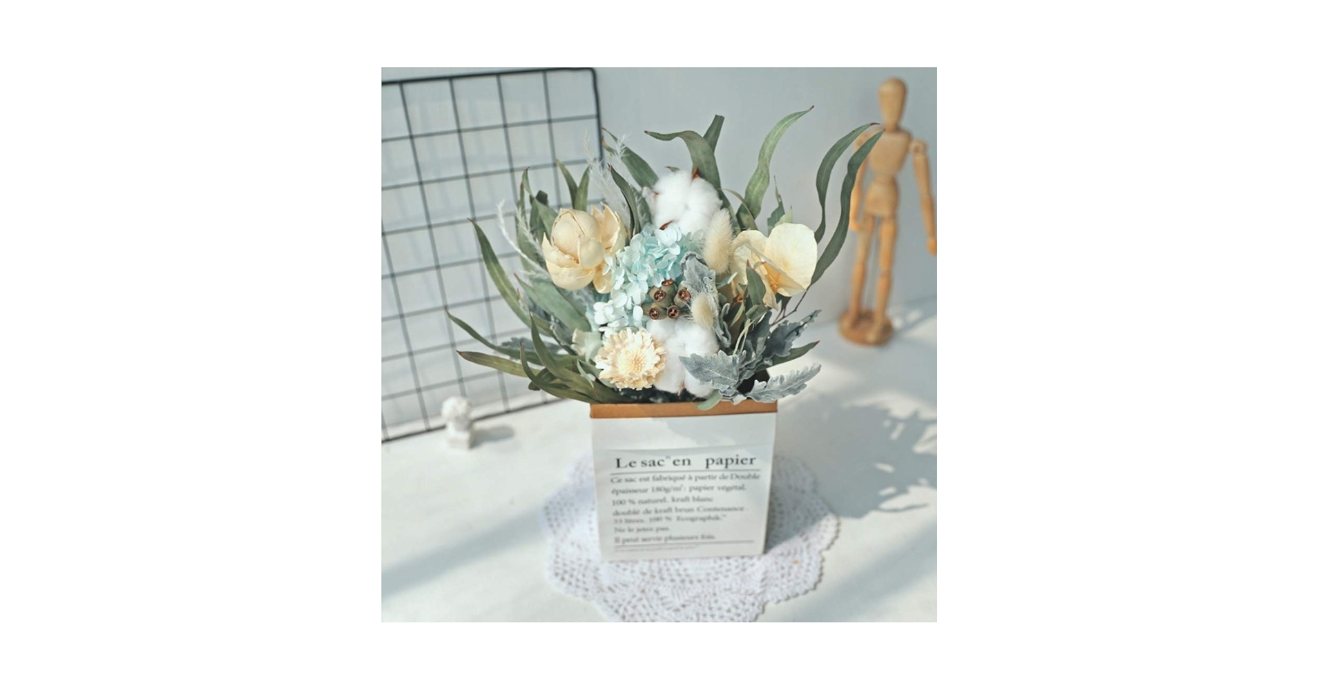 Amazon｜ドライフラワー 枯れない花 永遠の花 置物 プリザーブド