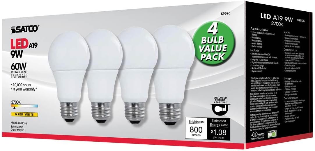Satco S9597, 4.18, 4 Bulb's