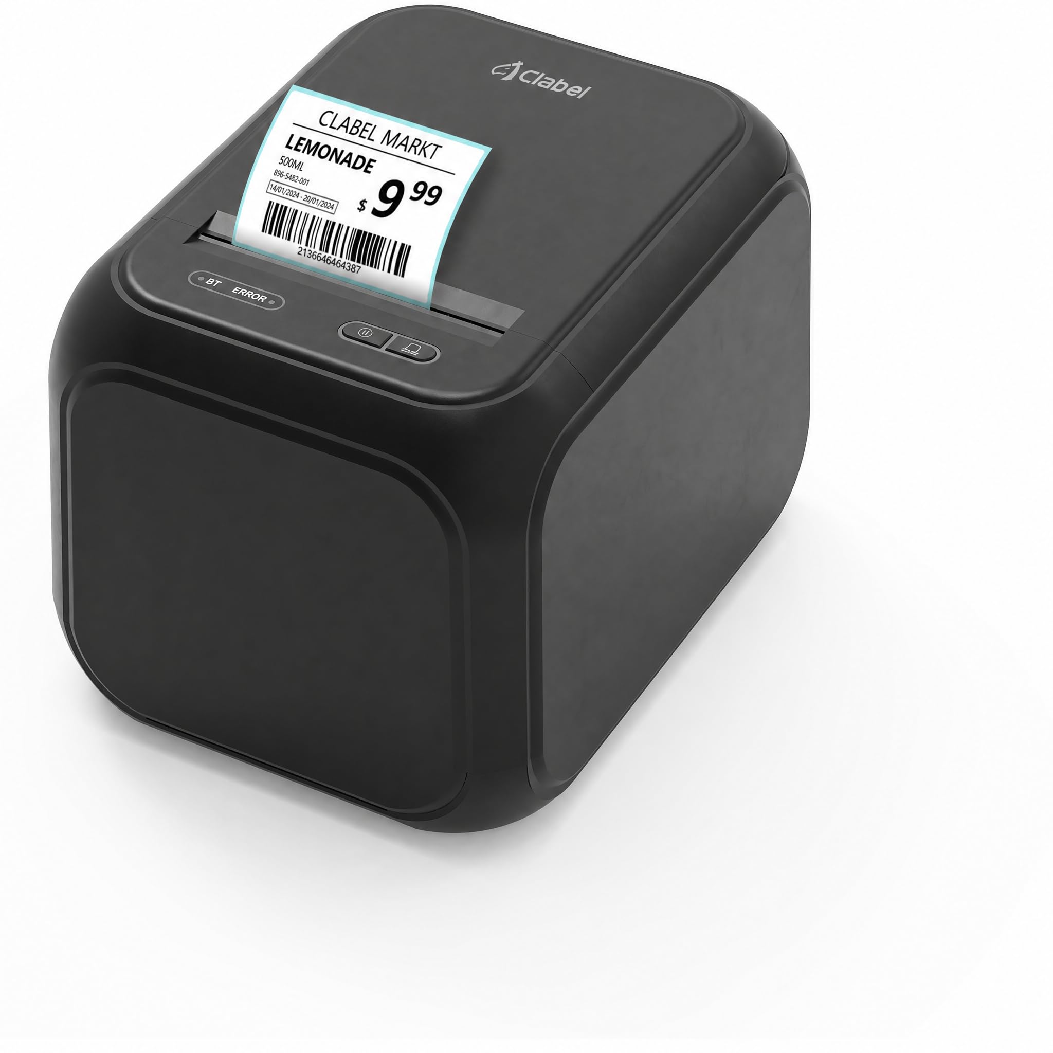CLABEL Desktop Thermal Barcode Label Printer, 2-3 Inch Bluetooth