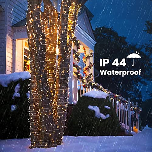 Luces Navideñas LED 75 pies 200 unidades, blanco cálido miniatura 3