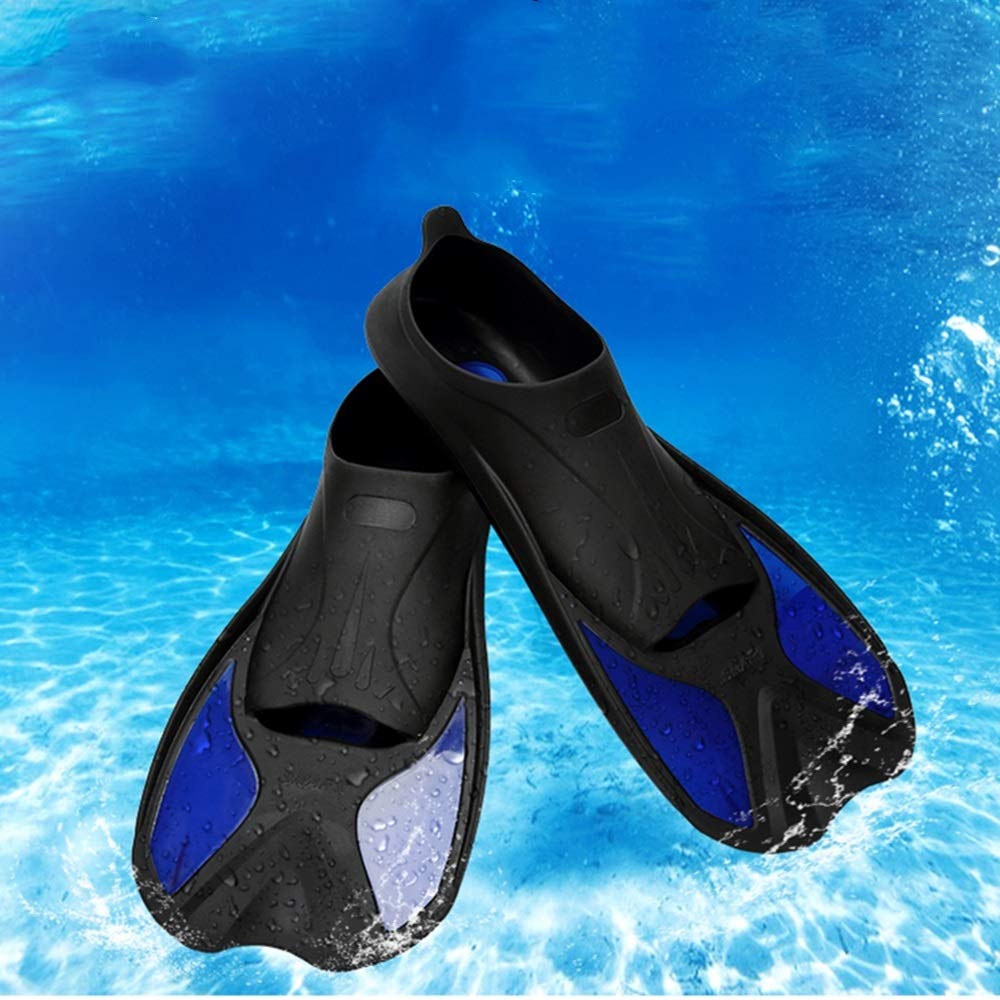 Aletas de Pato Buceadora Aletas de natación for Hombres y Mujeres, Equipo Snorkel Ligero palmeado Pato, Buceo para Bucear y Nadar