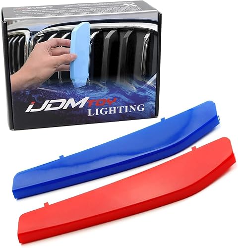 iJDMTOY Exact Fit - Recortes para parrilla de automóvil, compatible con vehículos BMW