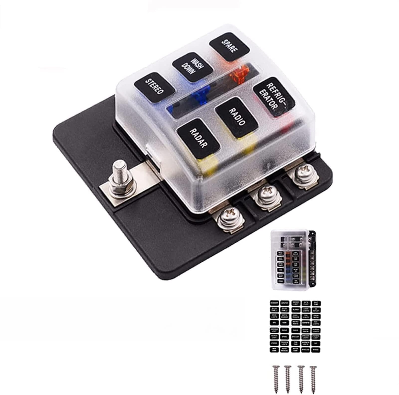 Boîte fusibles 6 voies LED pour identifier et réparer immédiatement une panne de courant