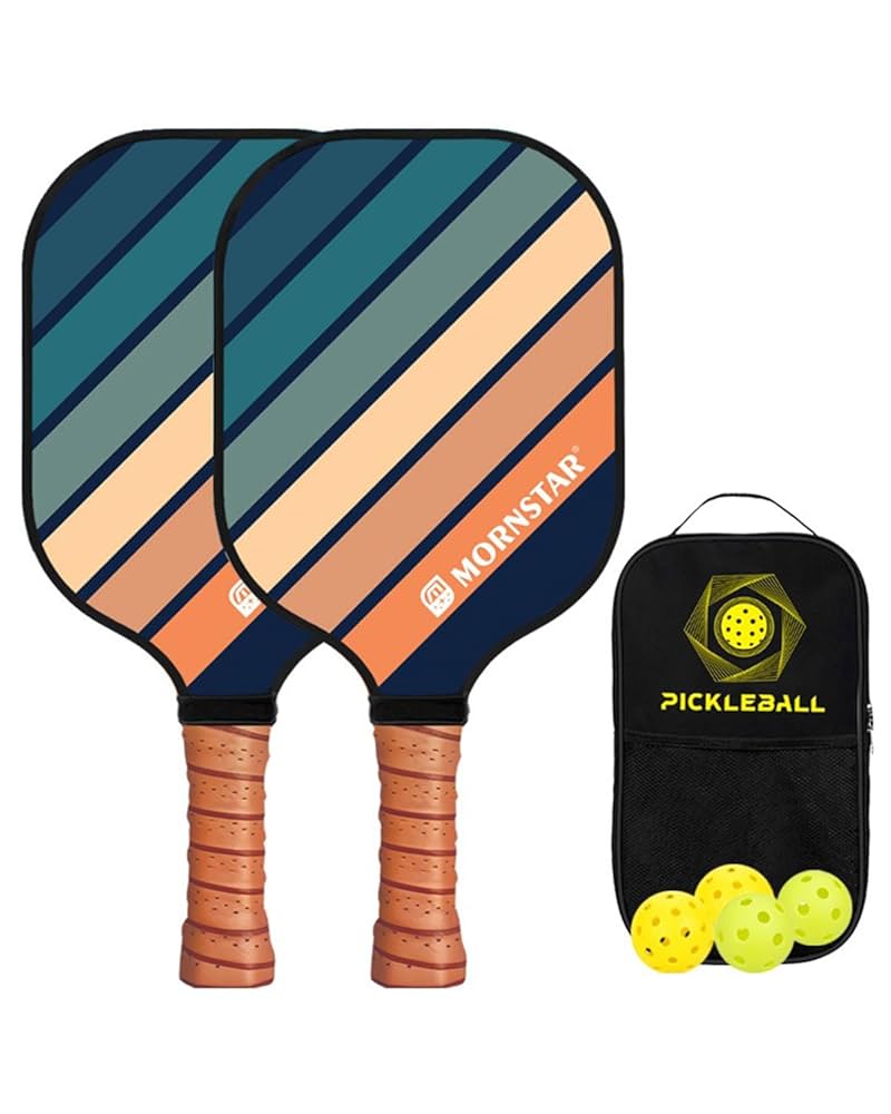 Amazon | Pickballs Set ピックルボールパドル*2 ボール*4 炭素