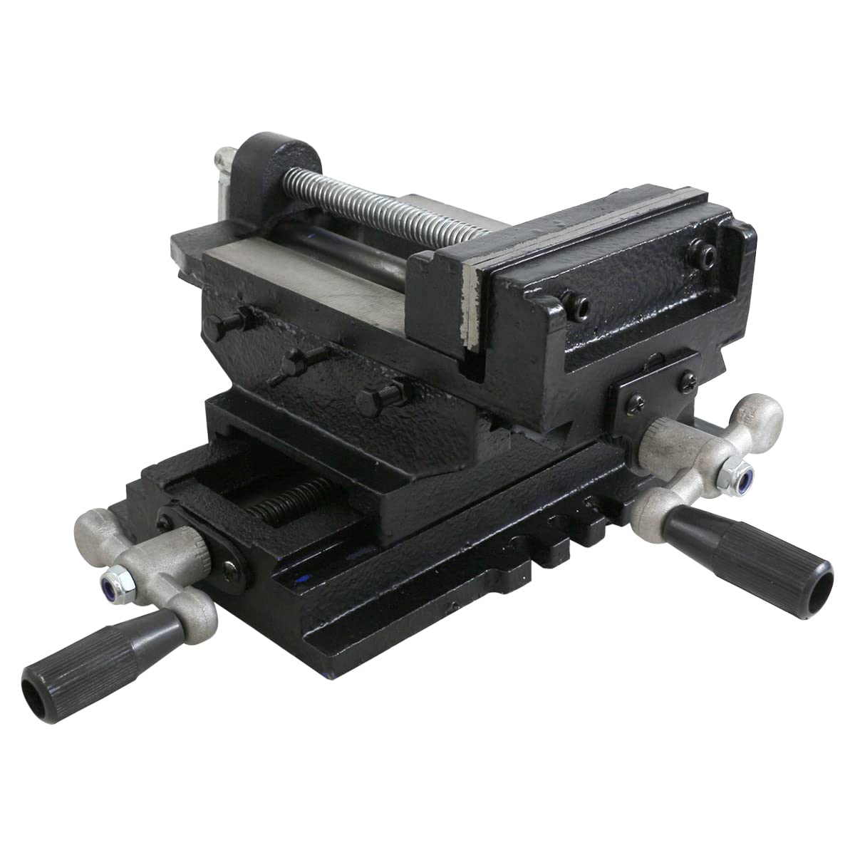 Amazon | 2軸 スライド クロス テーブル バイス 開口 125mm ボール盤