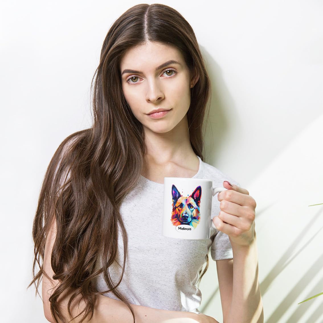 Luigi Collection Tazza per cani Malinois Tazza con messaggio umorismo divertente Razza Animali. Idea regalo originale e bello amico, uomo, donna, bambino, collega, per compleanno, Natale, San