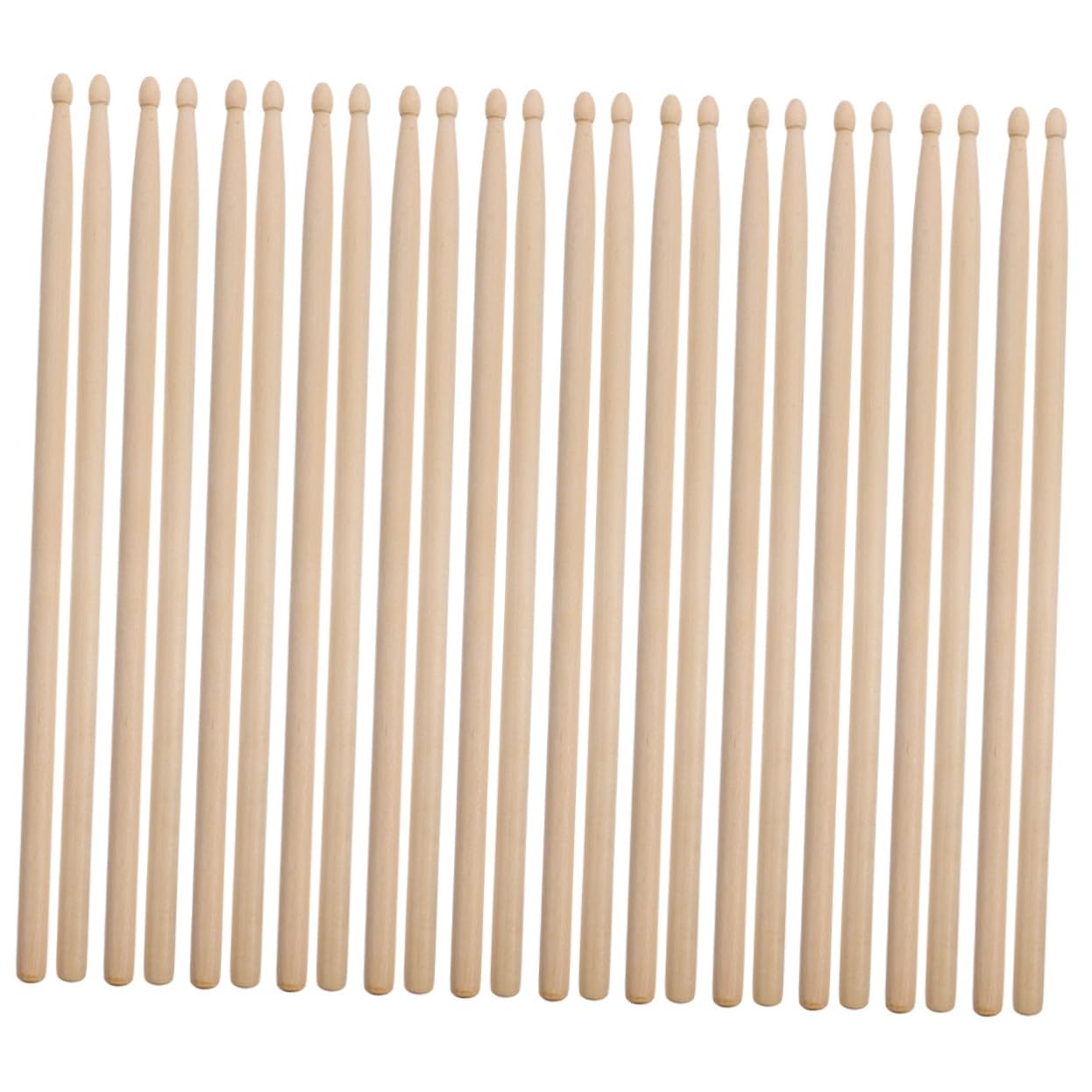 12 Holz Schlagzeugstöcke für Übung und Kinderfreundlich mit Glatter Oberfläche und Ausgewogener Balance für Anfänger und Schulbands