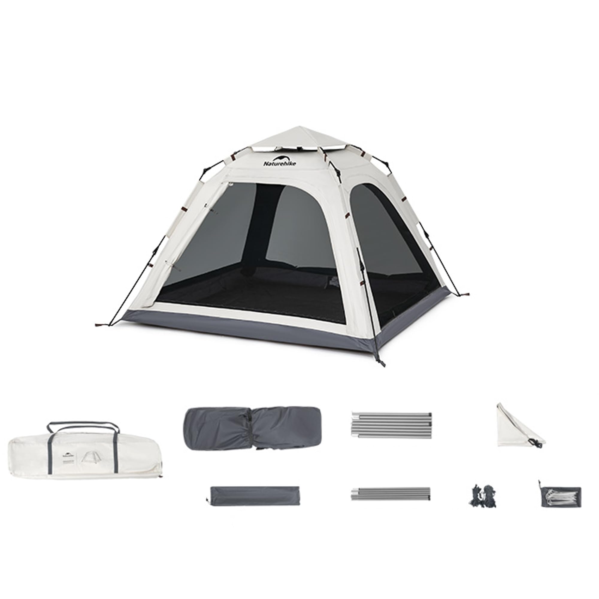 値下げ 使用回数1回Naturehike Ango テント 4人用 UPF50+ 楽天市場】【楽天スーパーSALE限定！30%OFFスペシャル価格
