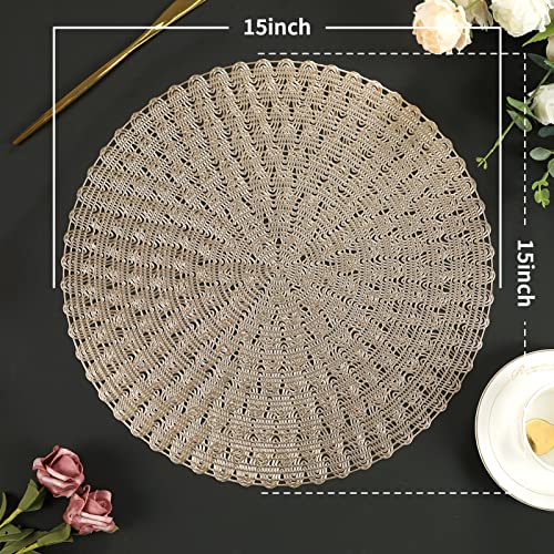 Mabbcoo Round Placemats Set Of 6 thumb #6