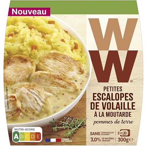 WEIGHT WATCHERS Pomme de terre et escalopes à la moutarde micro-ondes 300 g