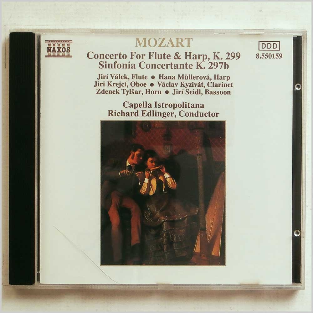 Mozart: Concerto For Flute, Harp & Orchestra - Sinfonia Concertante [Audio CD] MOZART,WOLFGANG