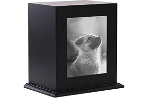BRKURLEG Pet Urn with Picture - Commemorate Your Beloved Companion