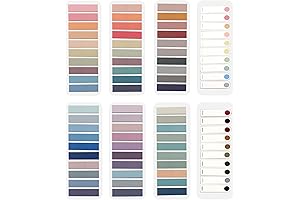 1600pcs Page Markers Morandi Sticky Index Tabs