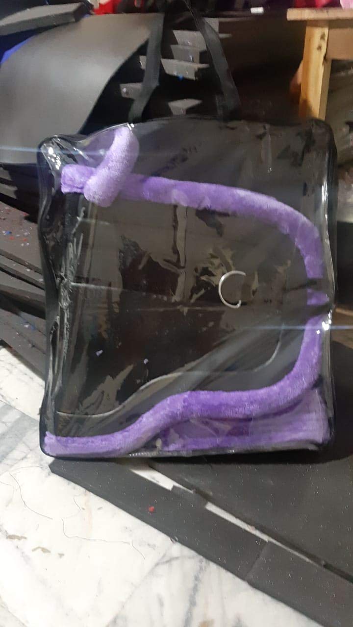 Bareback Selle d'équitation avec étriers Violet