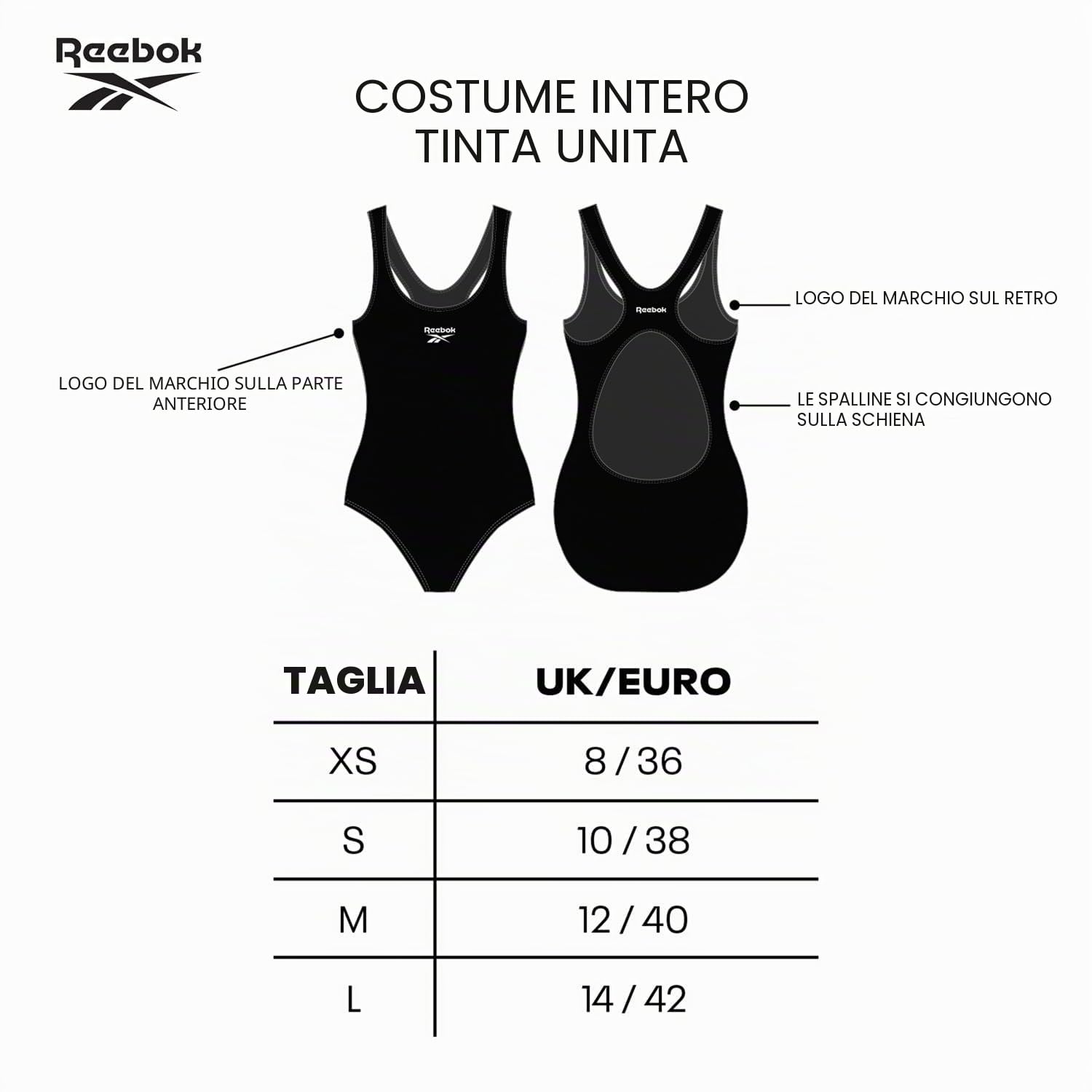 Reebok Womens Adelia Swimsuit