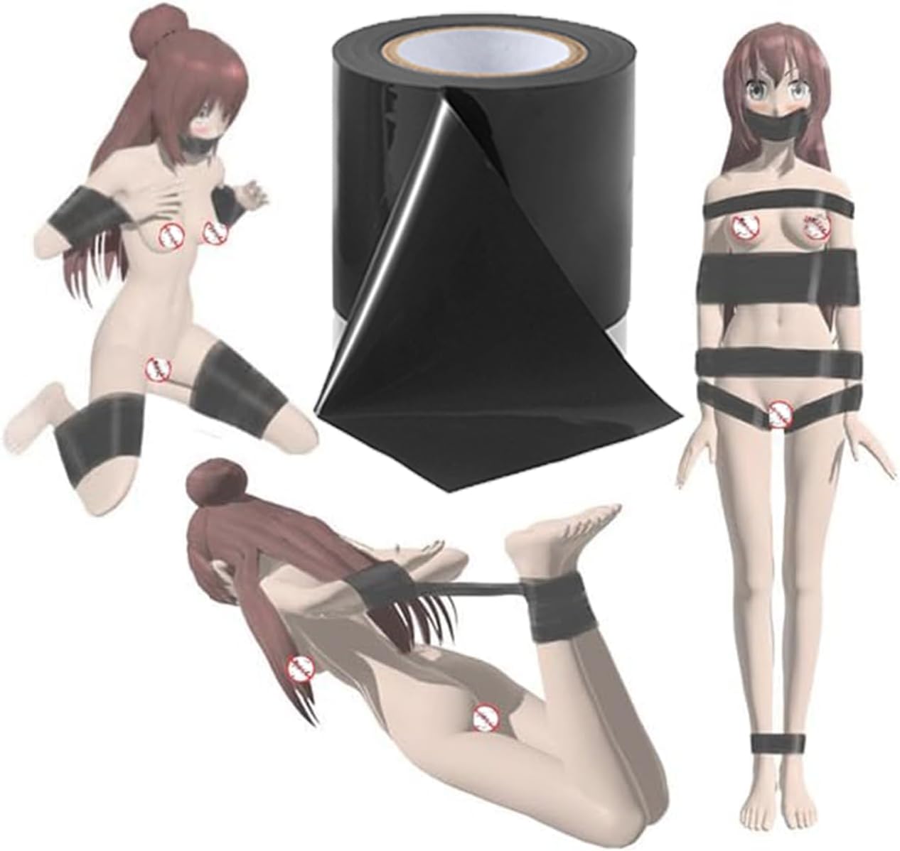 WreGmgg Tape Black, Fitness Yoga Training Tool – H