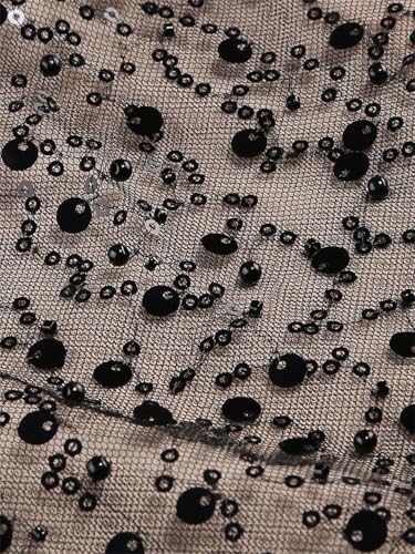 Women's Evening Dresses Black Birthday Dress for Pleated Elegant Gowns Sequins Party Clothes Prom Gown4