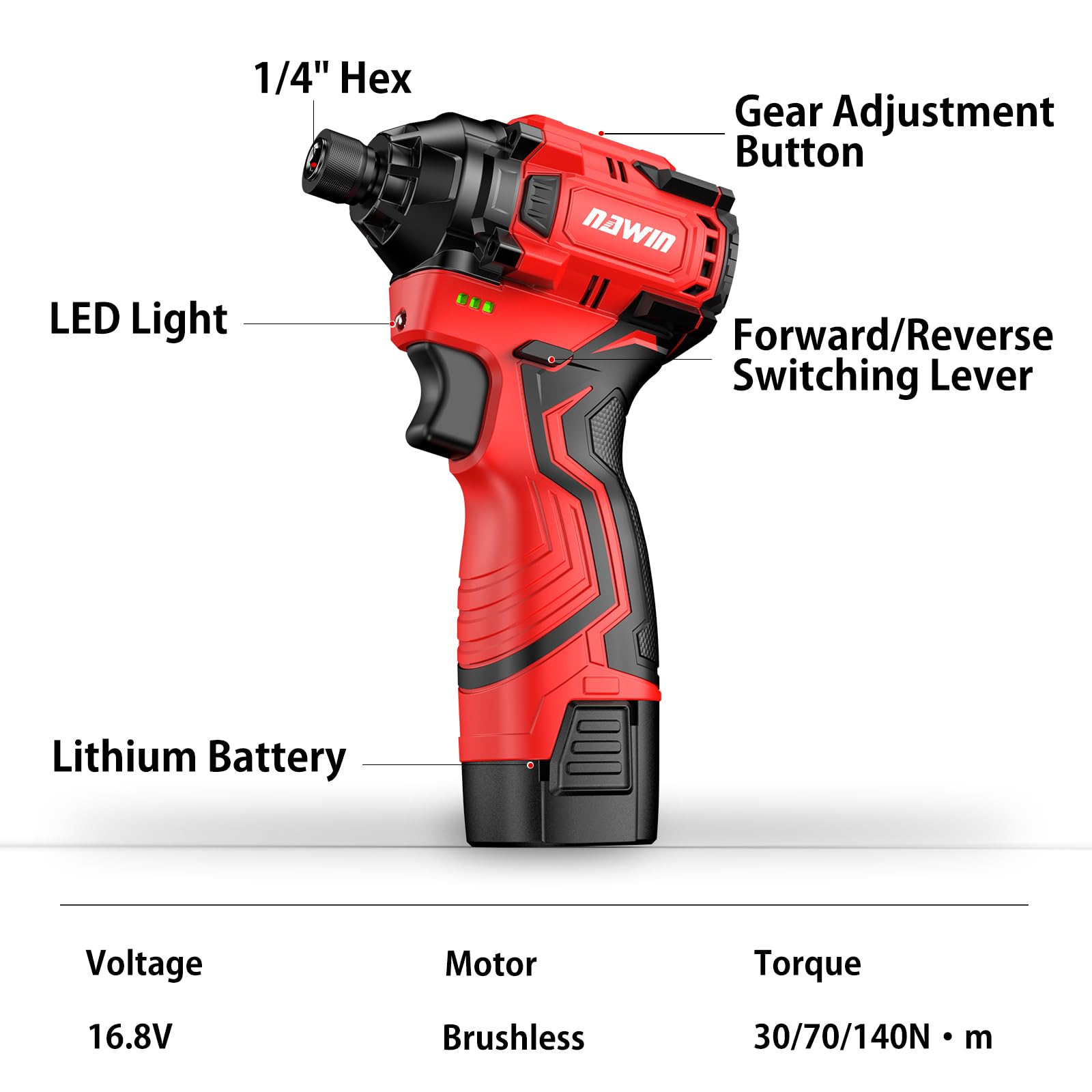 Milwaukee Electric - M18 Fuel. 1/4 HEX Impact Driver thumbnail 10