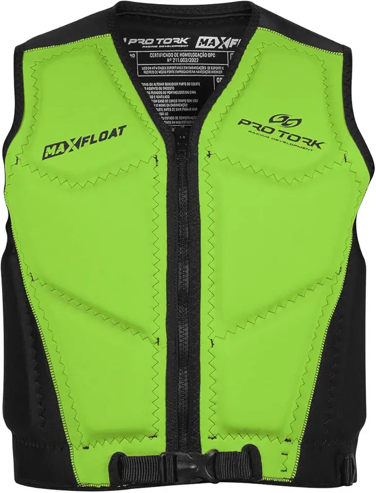 Colete Náutico Homologado Classe V Salva-Vidas Pro Tork