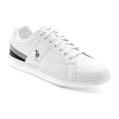 U.S. POLO ASSN. Mens Vince Sneakers - (UK10) (US11) (2FD25020W01) White