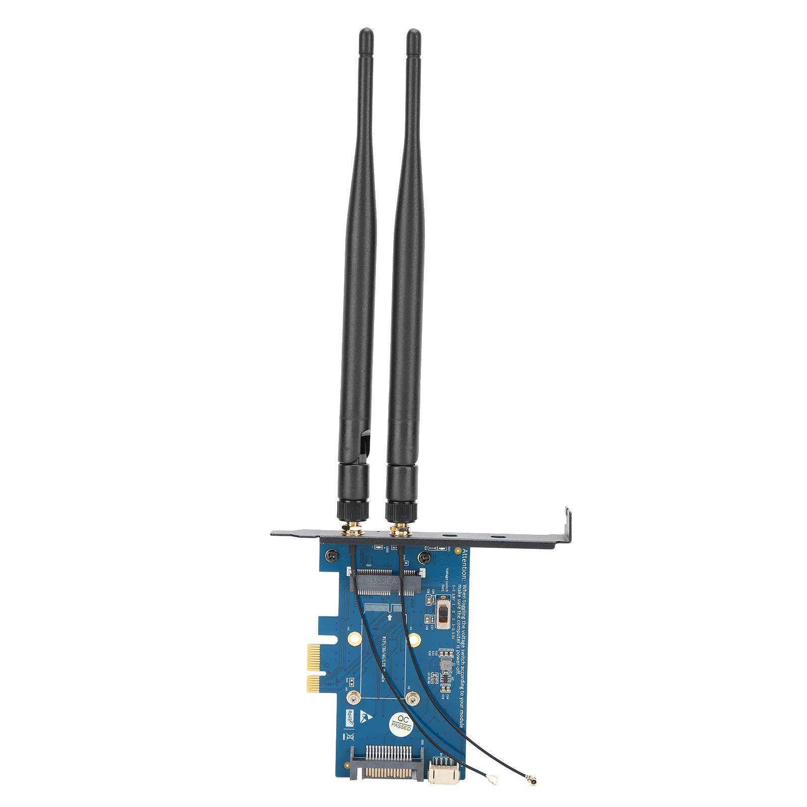 Tarjeta de red PCI-E mini de doble banda con Bluetooth para PC escritorio 8