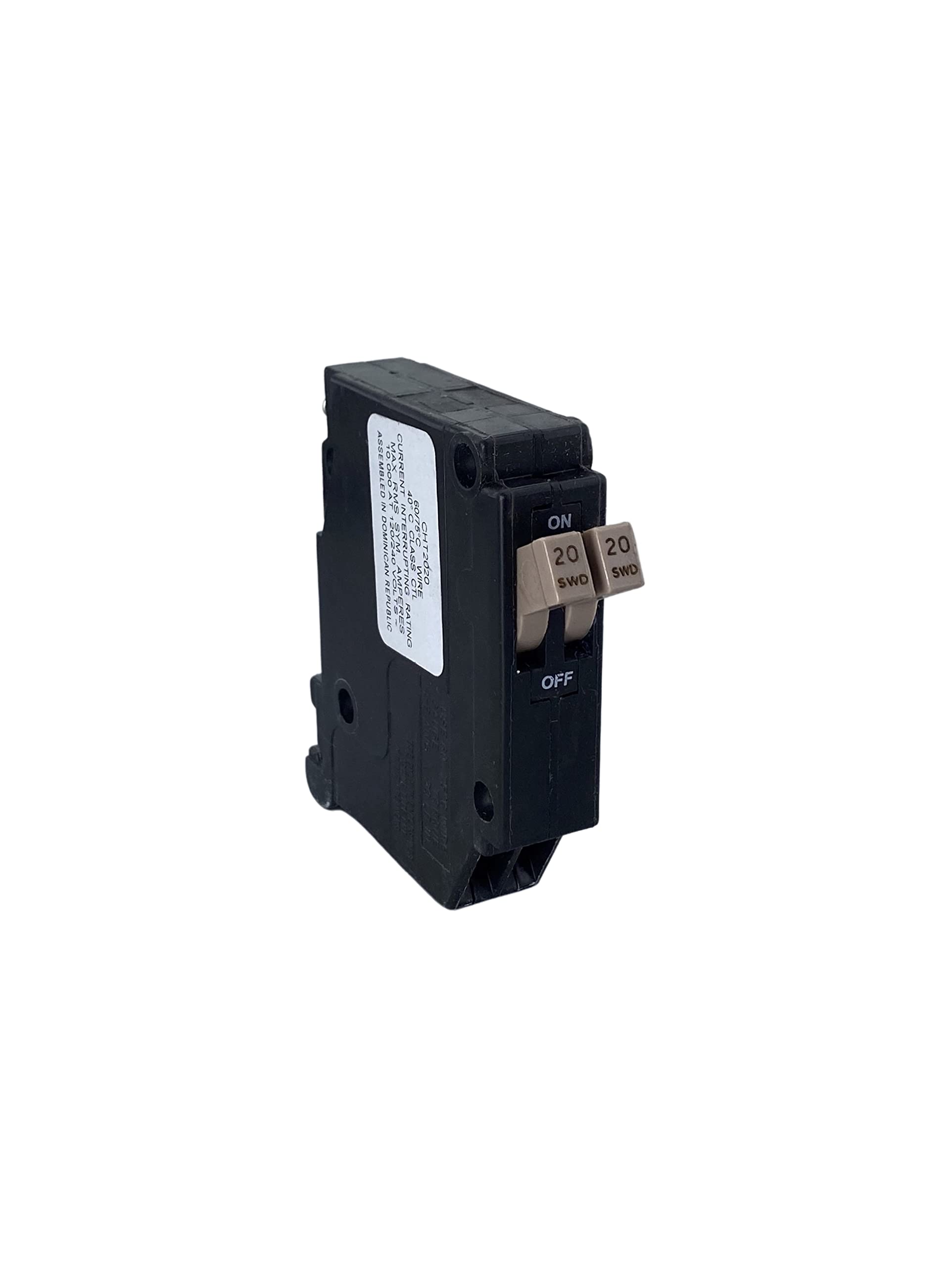 CHT2020 Cutler Hammer Twin Plug-On Circuit Breaker