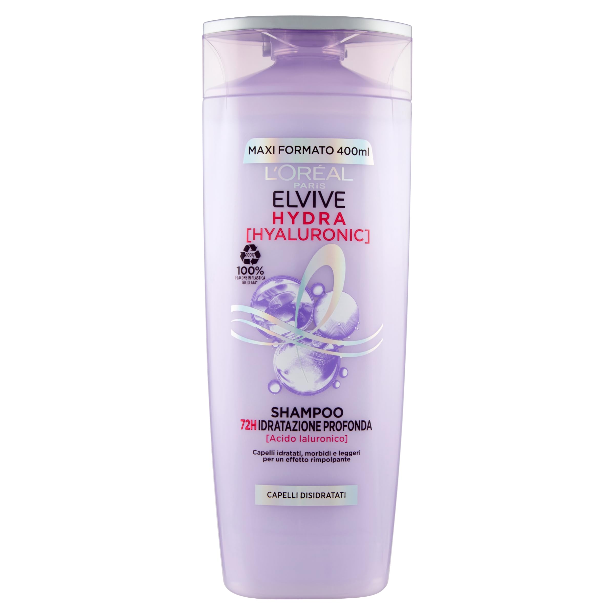  Elvive Hydra Hyaluronic 72H Deep Hydration Shampoo per capelli secchi e asciutti
| Elvive Hydra Hyaluronic 72H Deep Hyd