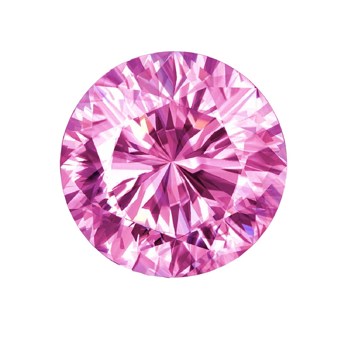 7.00 Carat Pink Zircon Stone American Diamond Original Certified Faceted Cut Loose Gemstone for Men and Women (A104)-image-31