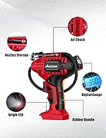Vista 7 de AVID POWER Paquete de compresor de aire inflador de neumáticos (solo herramienta) con batería de iones de litio de 20 V