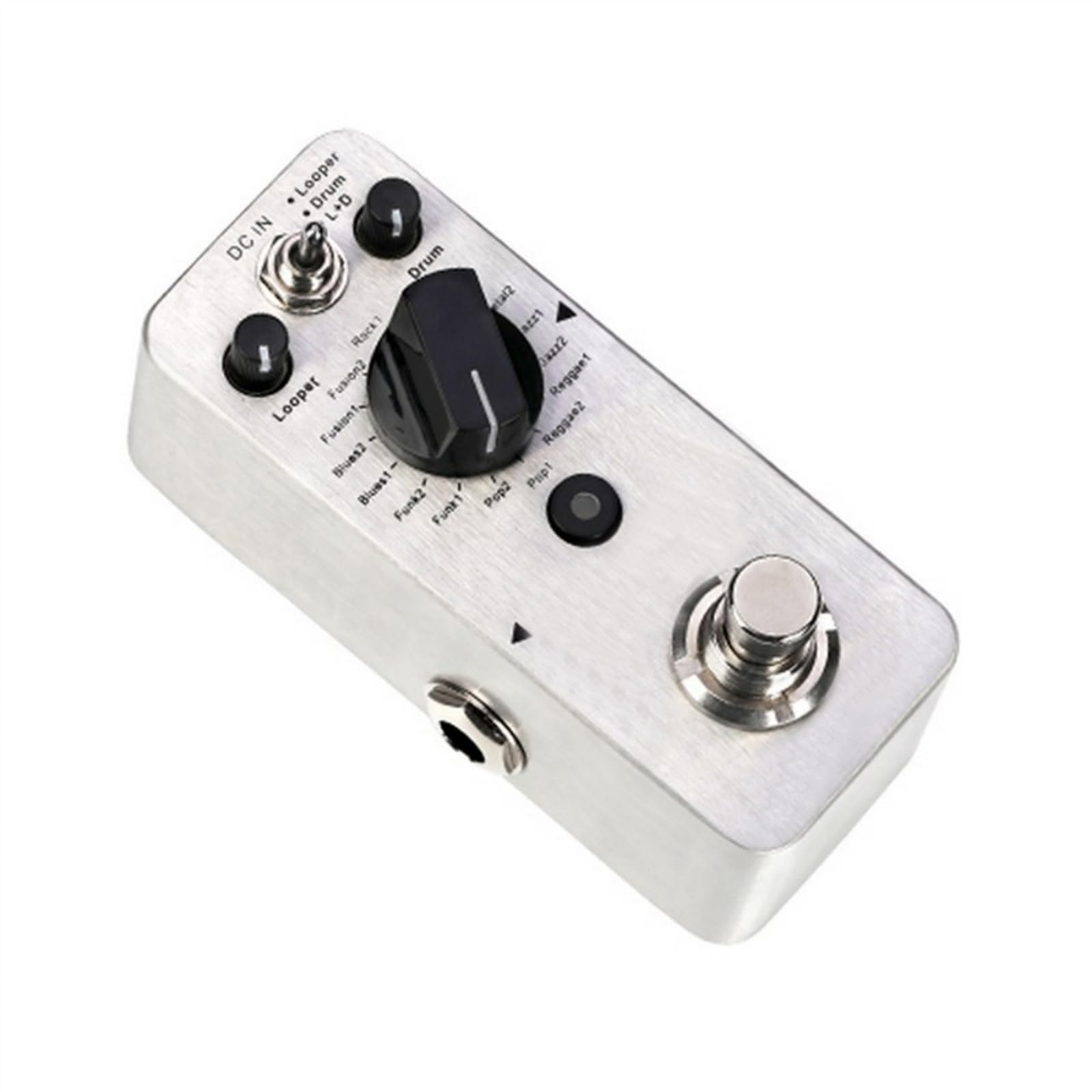 Pedale per Chitarra di modulazione Pedale per Chitarra Pedale Looper Drum Machine 3 modalità Max 20 Min Tempo di Registrazione Processore di Effetti per Chitarra
