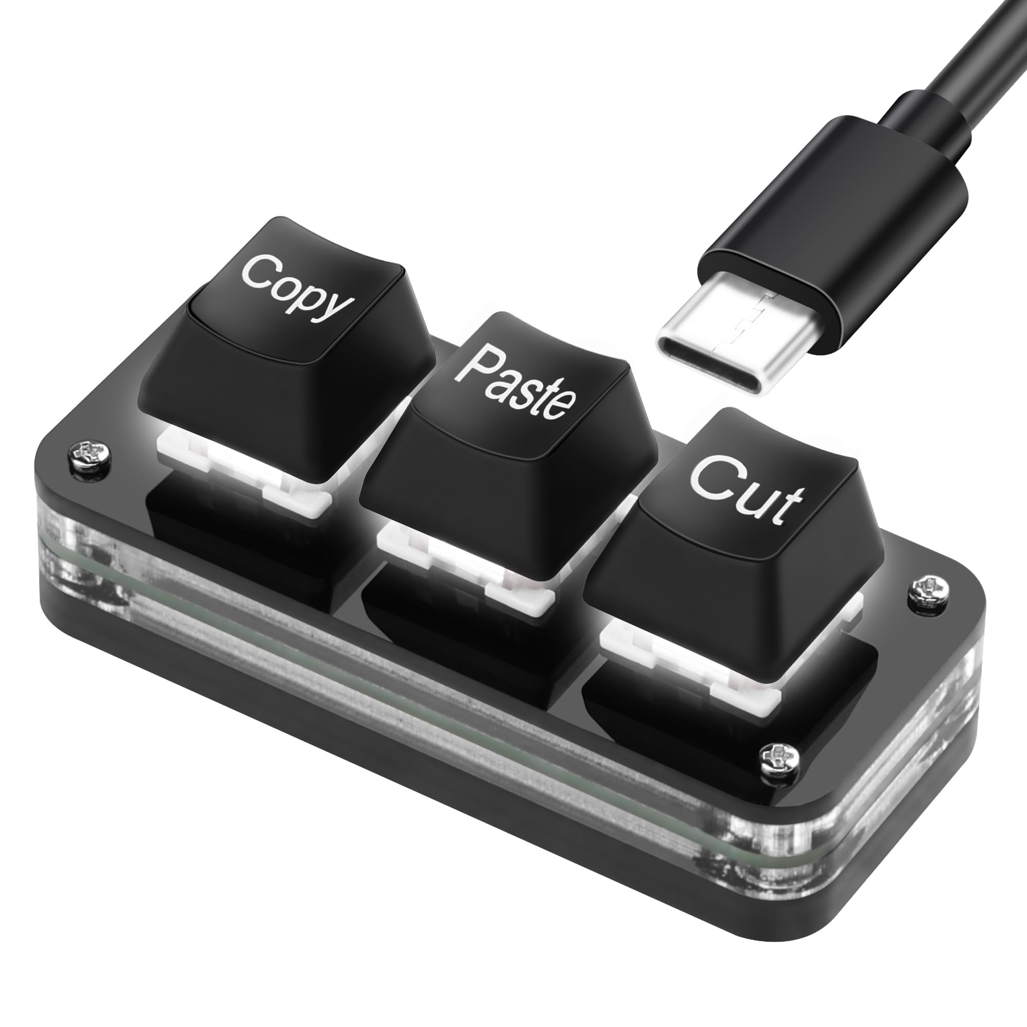 Amazon | SinLoon USBミニ3キー・キーボード ホットスワップ 片手
