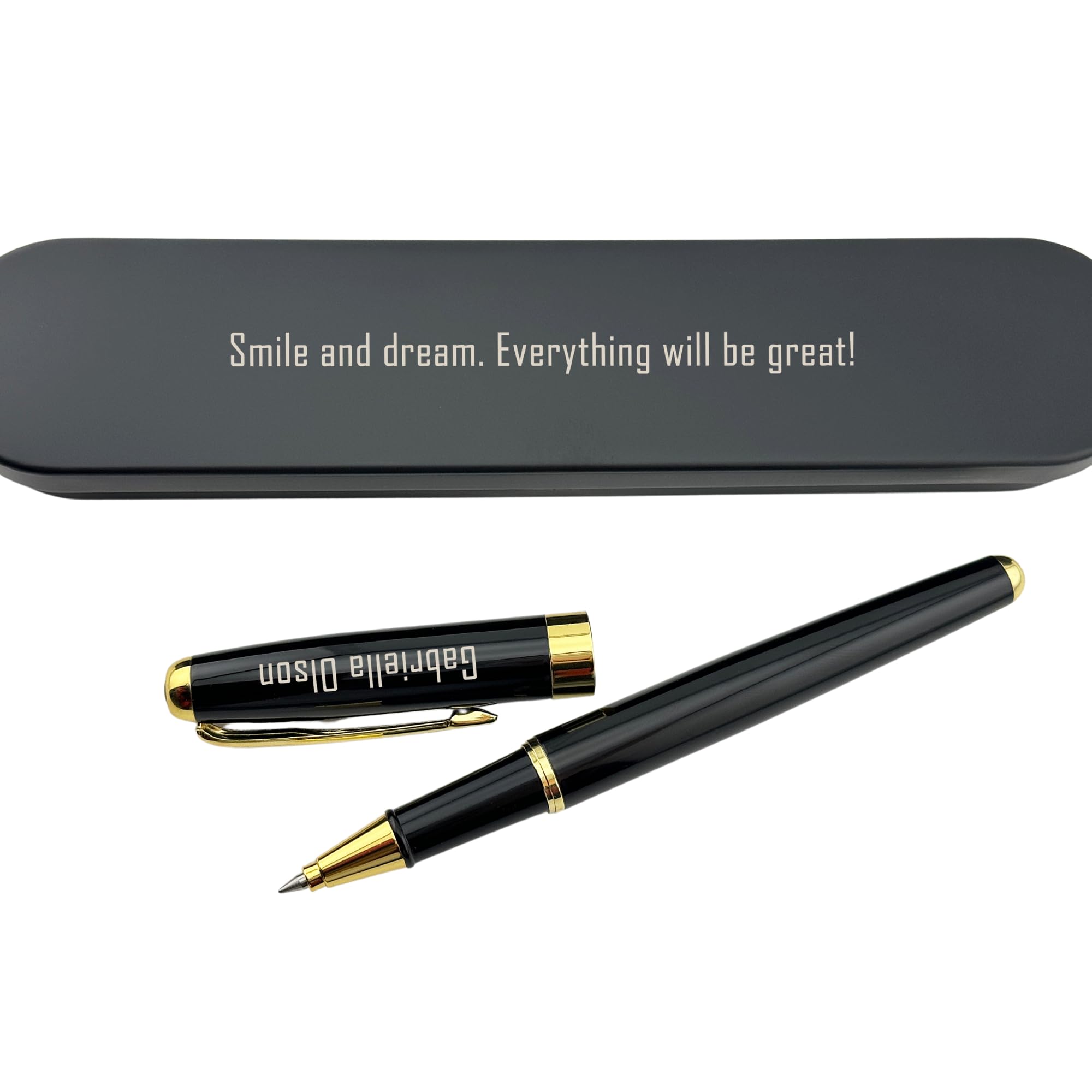 Personalized Engraved Pen Custom Best Ball Pen Gift Set For Men & Women Gift Office Supplies Durable Pen in Box Groomsmen Gift Best man Gift