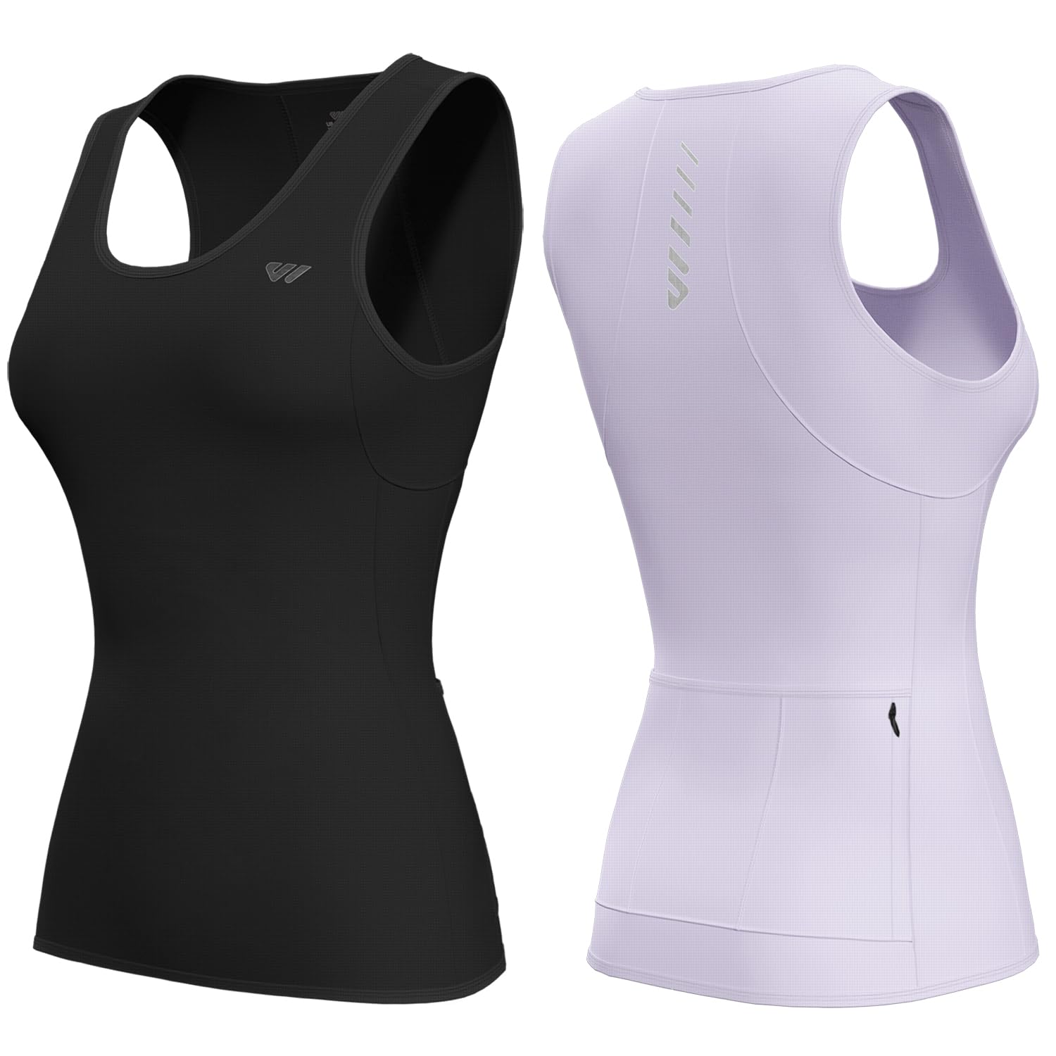 Wulibike Sleeveless Cycling Jersey Women Running Shirts Vest bike top Summer Biking tank Basic Top With Pockets