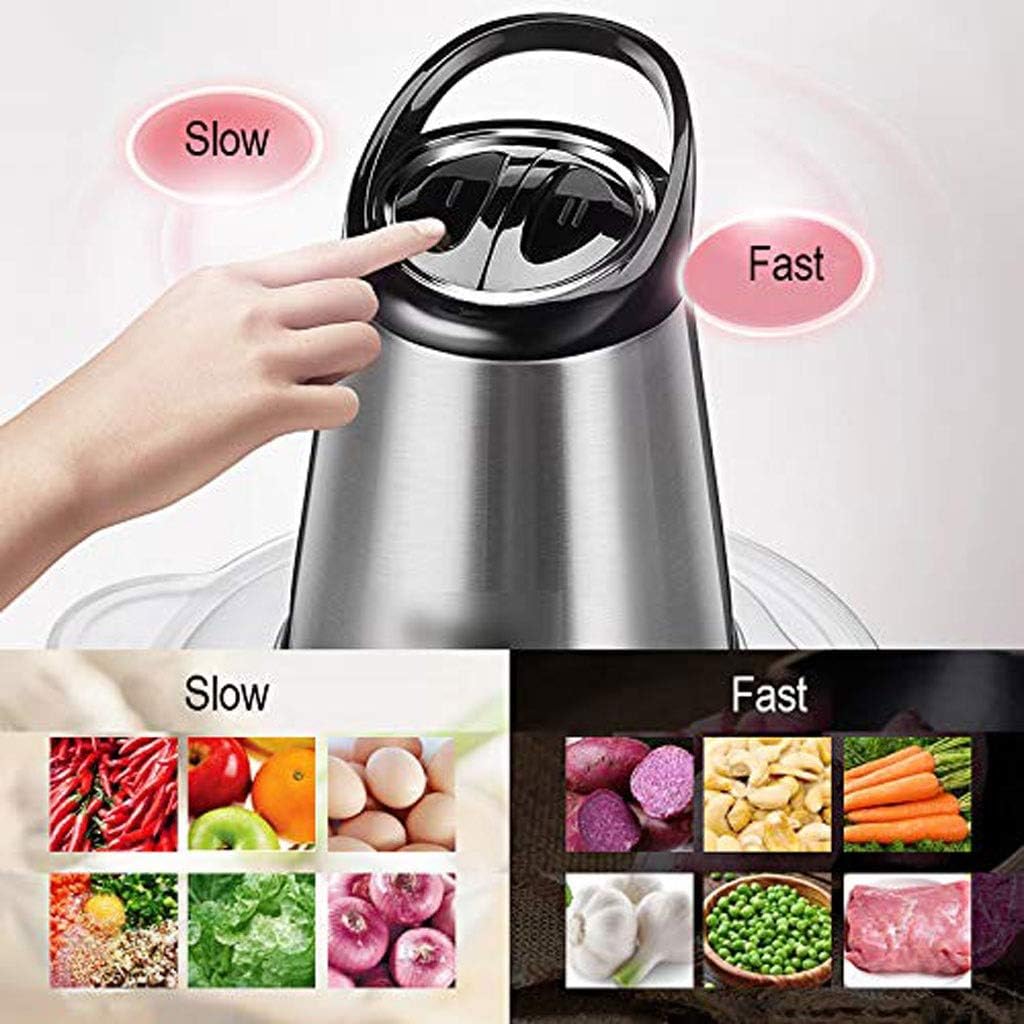 NALIN Stainless Steel Meat Grinder - Household Electric Cooking Stir Garlic Garlic Grinder Small : Home & Kitchen