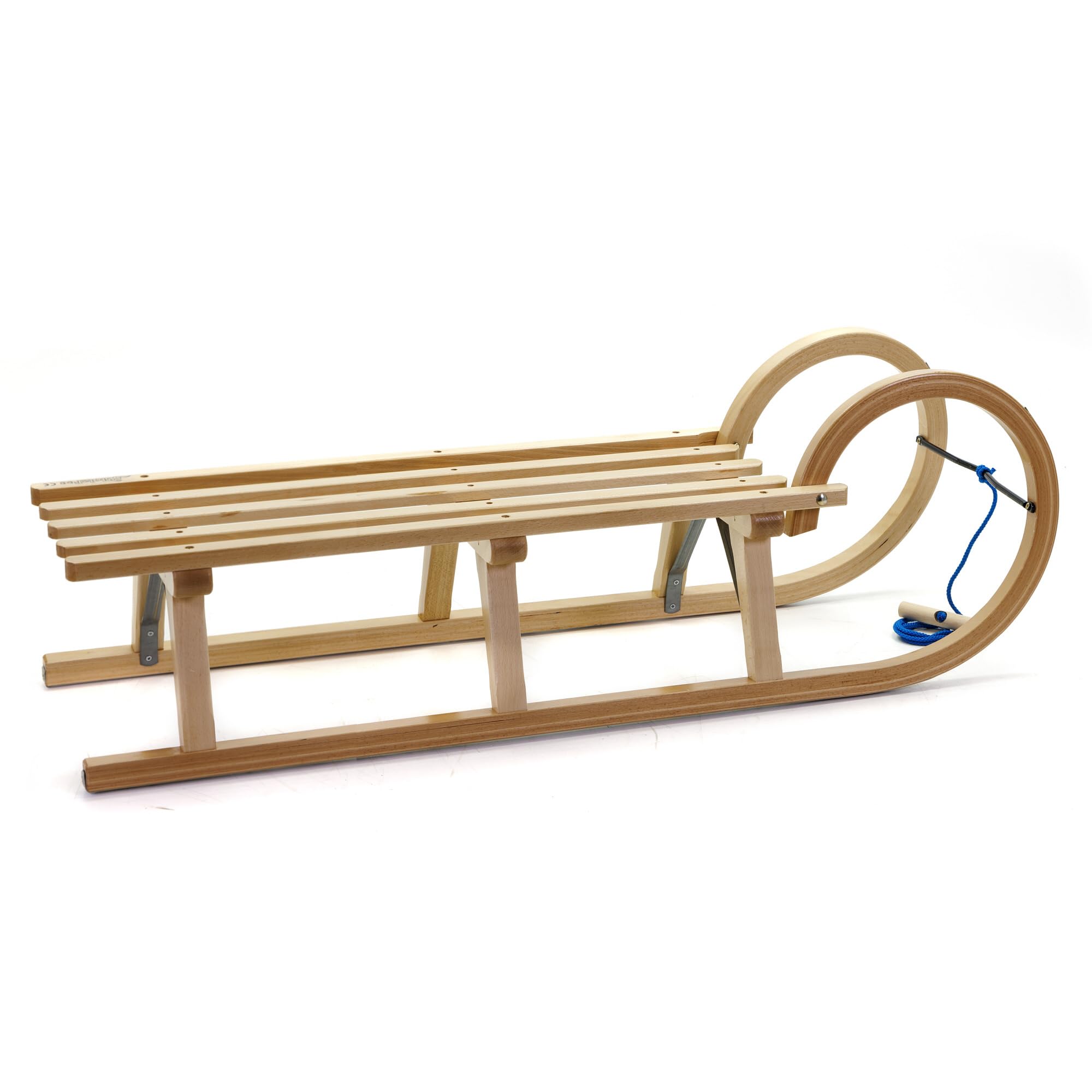 Hörnerschlitten 120 cm Schlitten Holz