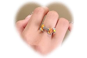 Cute Spring Dog Ring for Teen Girls