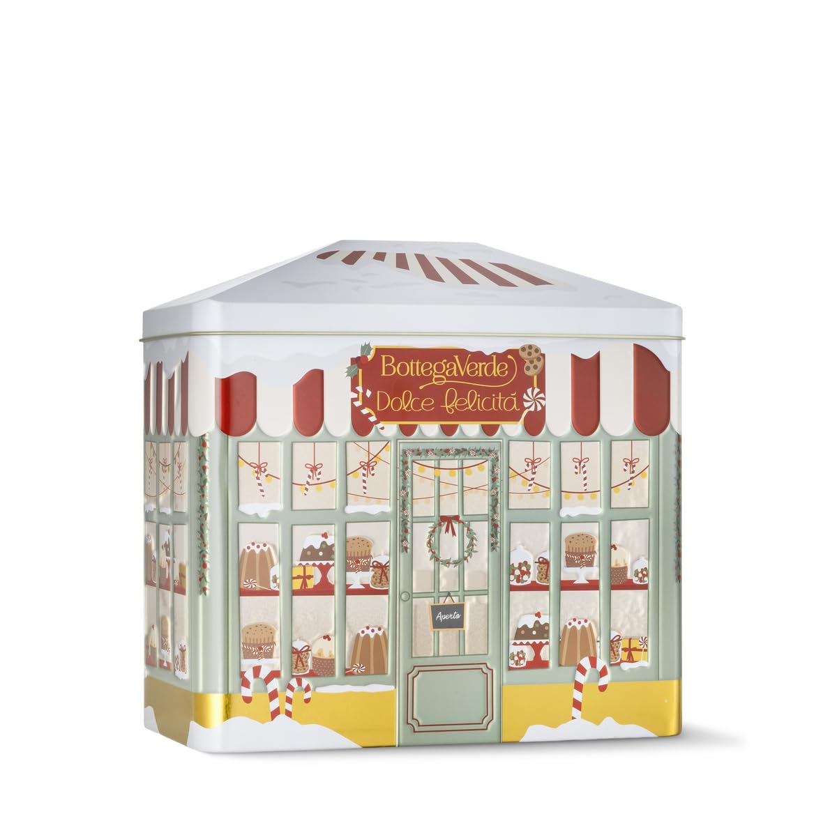Bottega Verde - Cofanetto Regalo Dolce Felicità, con Bagnodoccia 250 ml, Latte Corpo 150 ml, Crema Mani 30 ml, Balsamo Labbra, Fragranze di Nocciola e Caramello Salato