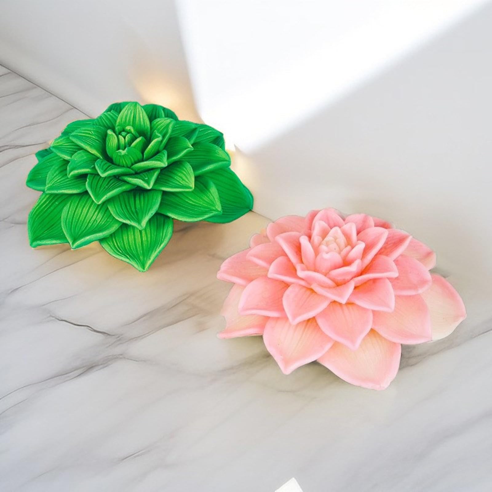 Stampo in silicone a forma di fiore di peonia 3D per sapone, gesso, resina, fusioni fai da te, torta al cioccolato, strumento da forno per matrimoni
