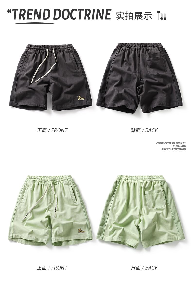 GRFIT Shorts Kurze Herren Hose Shorts Mit Schnürung Für Herren Shorts Mit Schnürung Für Herren Lässige Caprihosen Für Den Außenbereich