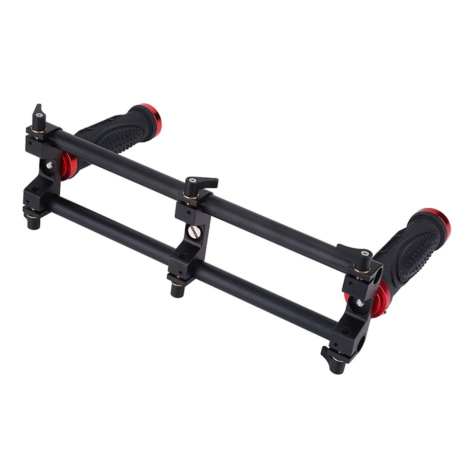 Stabilizzatore per fotocamera con doppia impugnatura, leggero, resistente, per fotografi e videografi