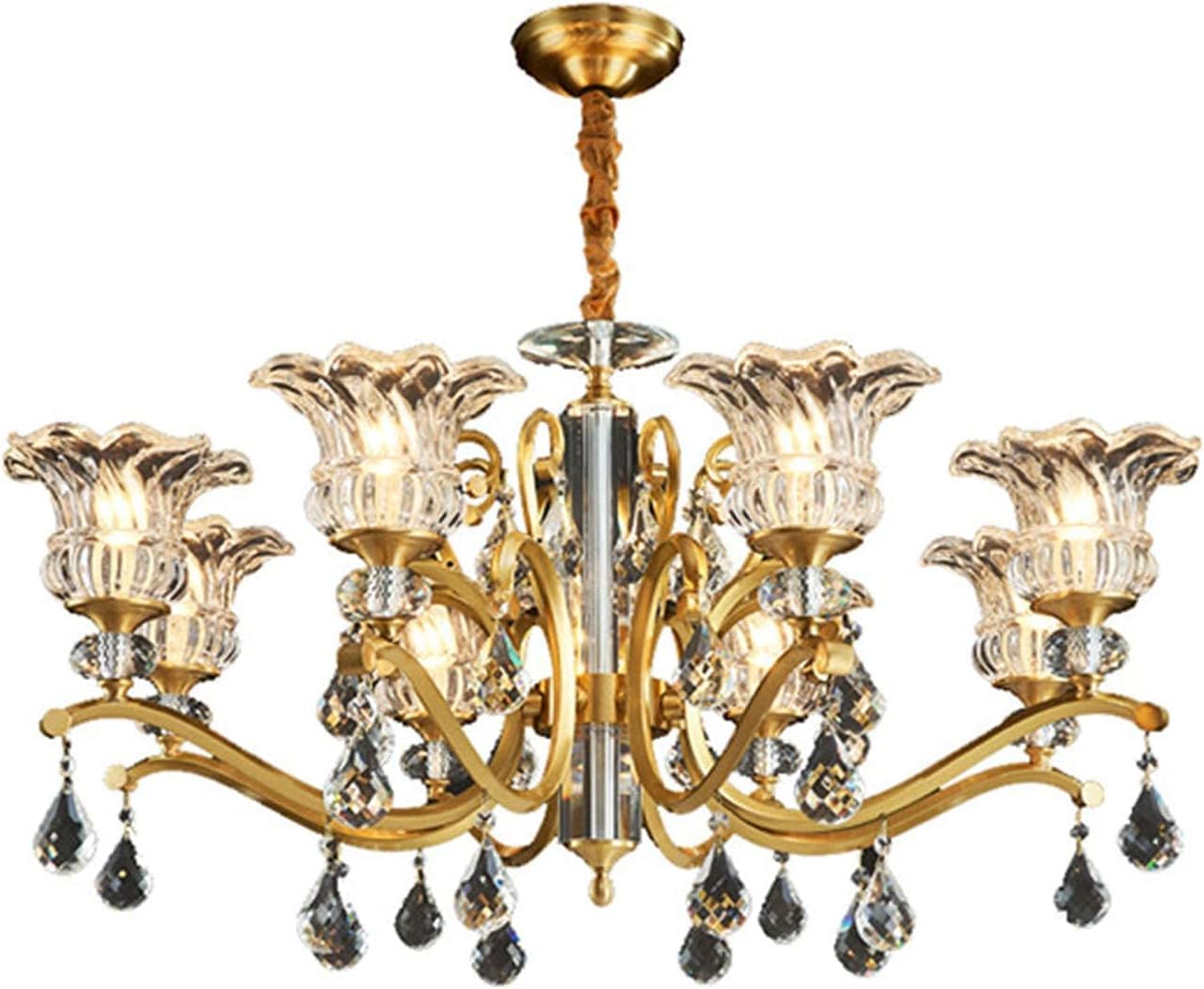 HYSTERIA Modern Chandeliers Mount Ceiling Light Fixtures Simple Atmosphere Villa Decoration Lighting Modern Crystal Light